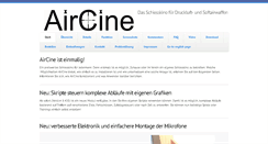 Desktop Screenshot of aircine.de