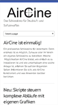 Mobile Screenshot of aircine.de
